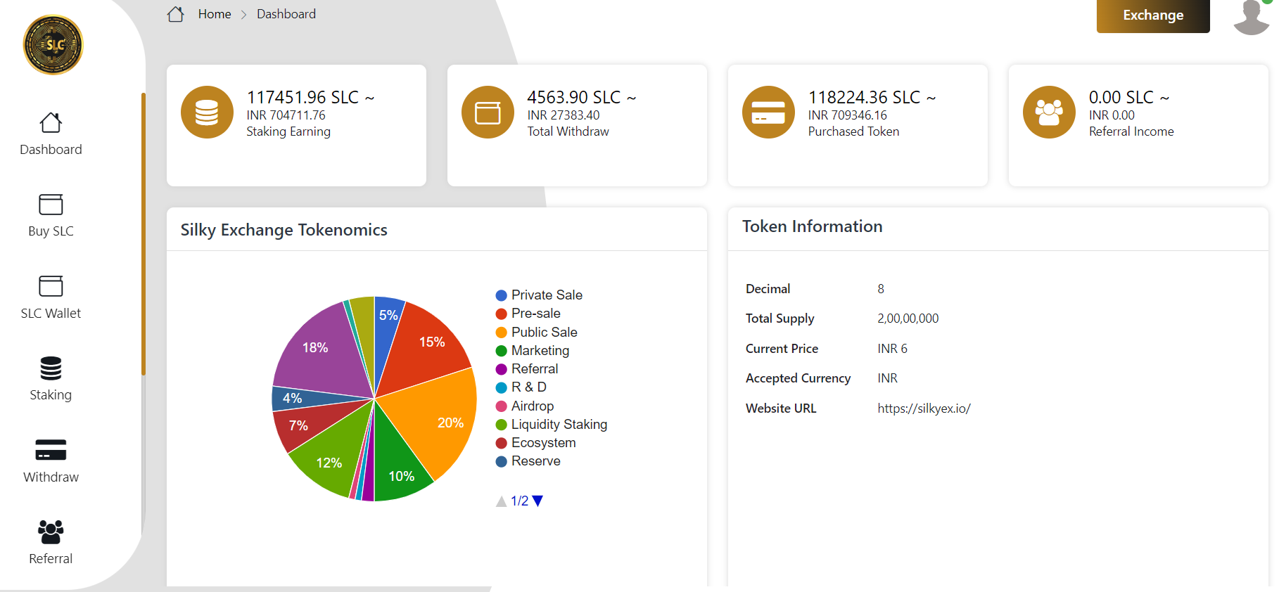 SILKY ICO AND CRYPTO EXCHANGE